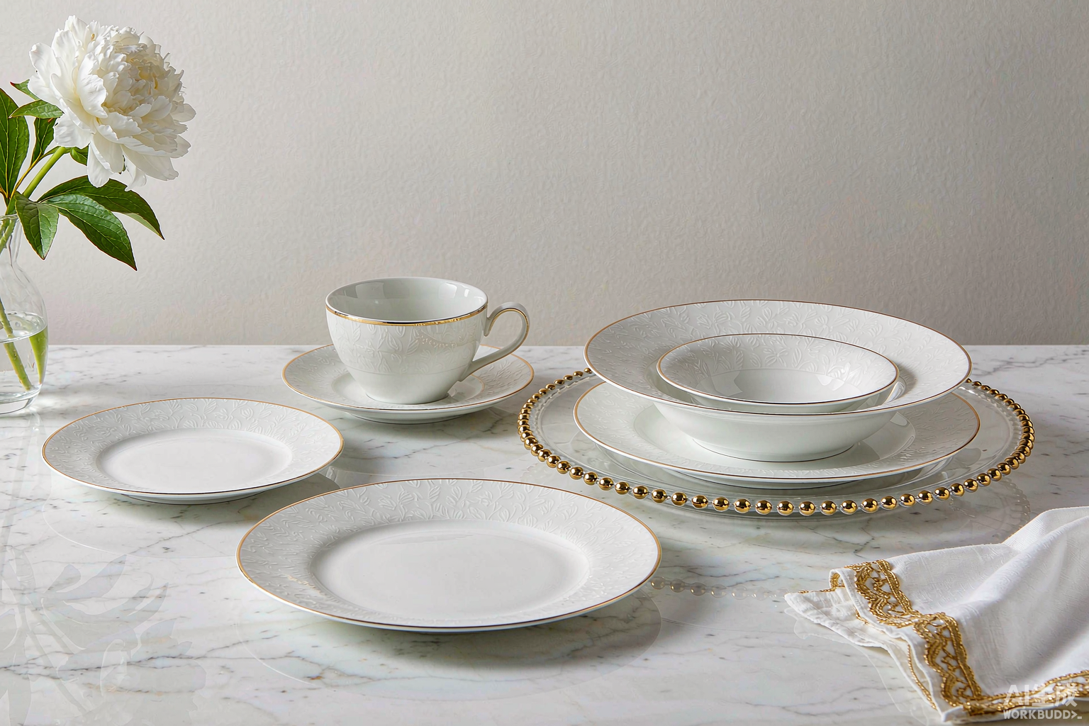 Imperial Bone China 56-pc Dinner Set
